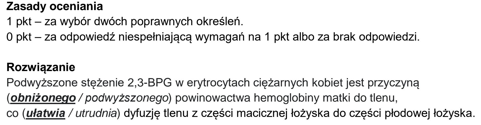 Matura, maj 2023, odpowiedź do zadania 11.2