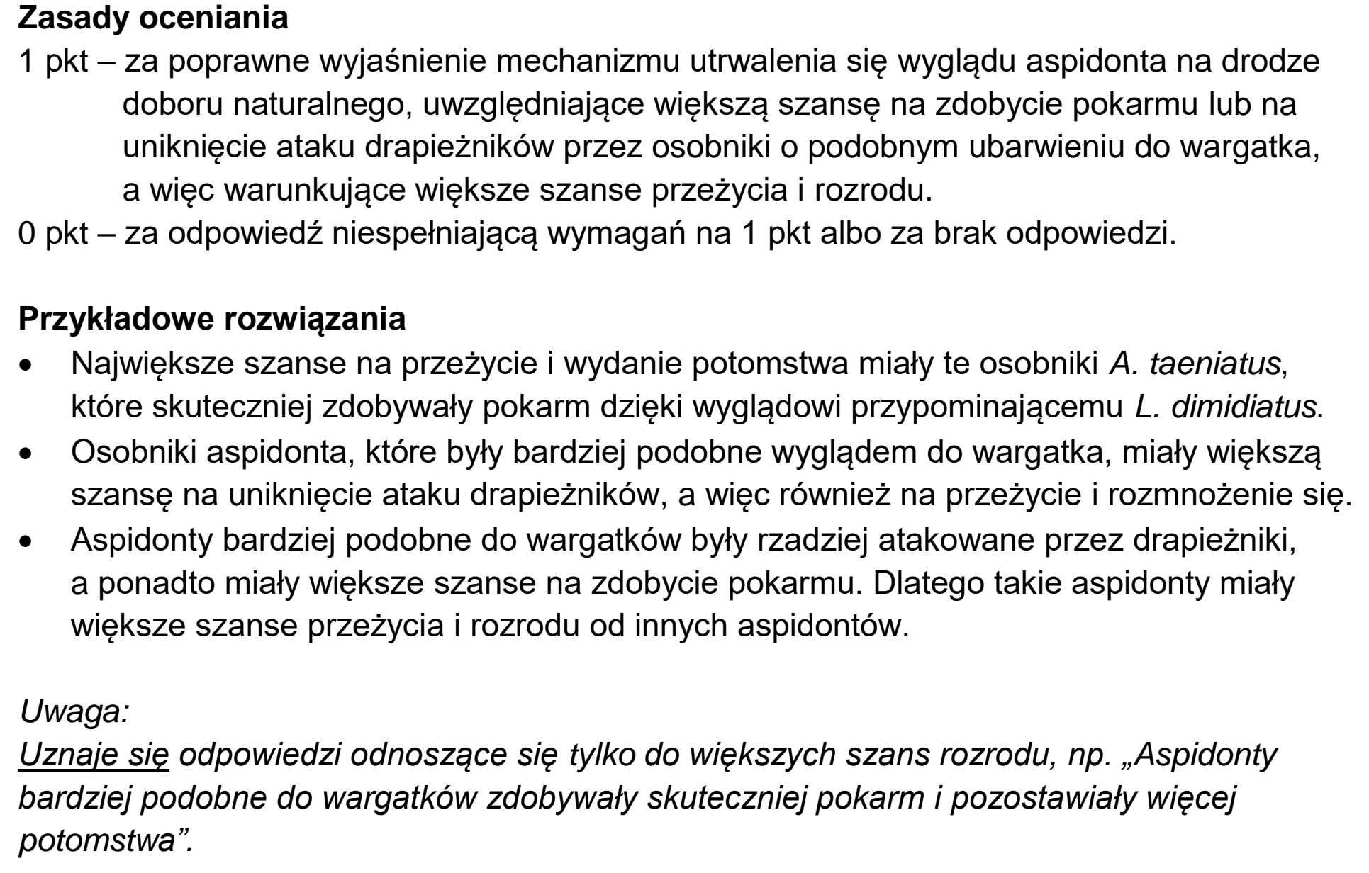 Matura, maj 2023, odpowiedź do zadania 15.3