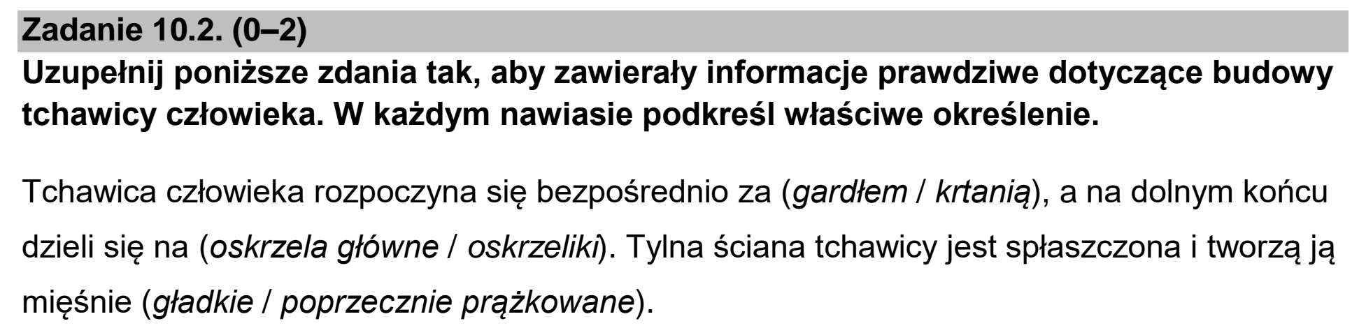 Matura, maj 2023, zadanie 10.2