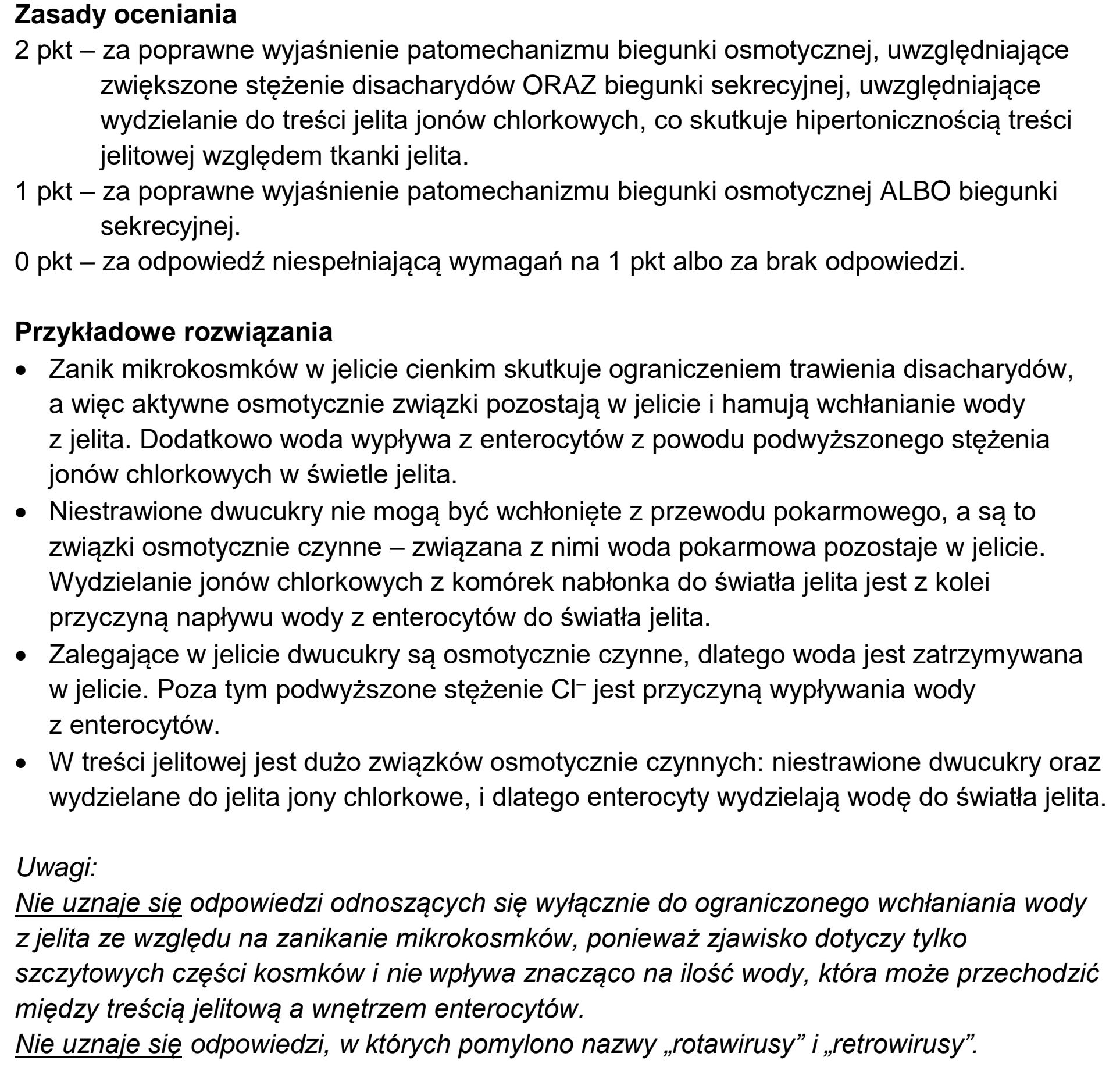 Matura, maj 2024, odpowiedź do zadania 12.1