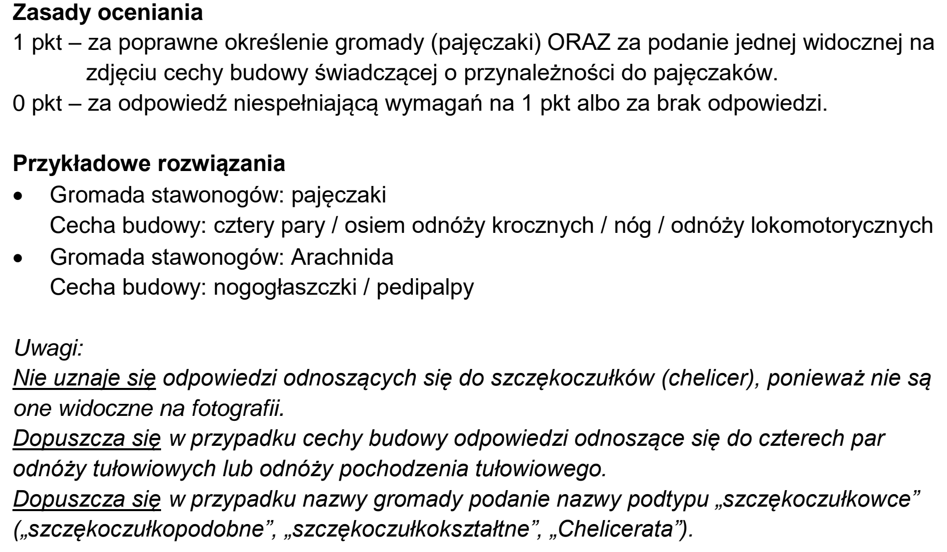Matura, maj 2024, odpowiedź do zadania 14.1