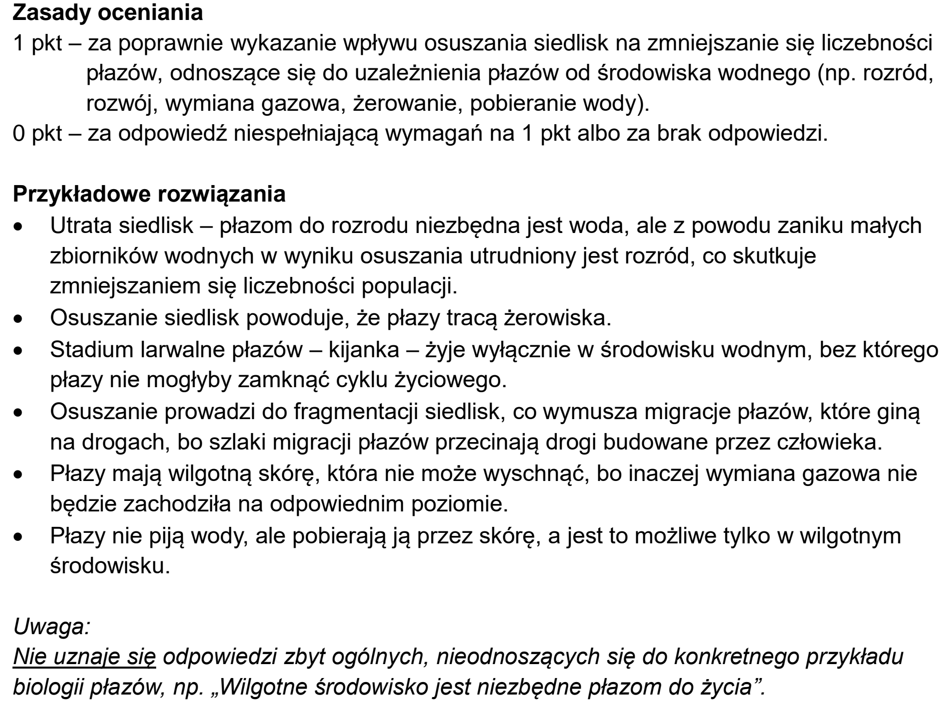 Matura, maj 2024, odpowiedź do zadania 21