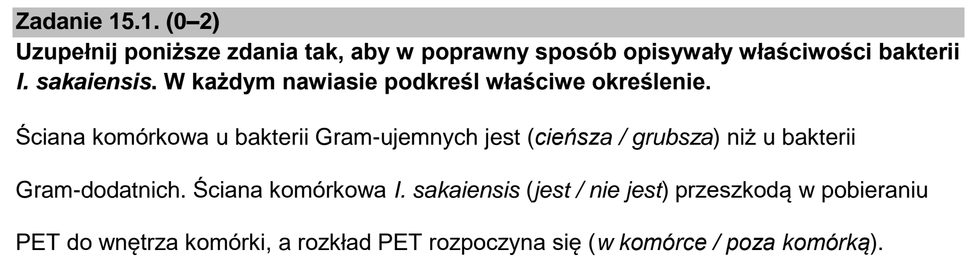 Matura, maj 2024, zadanie 15.1