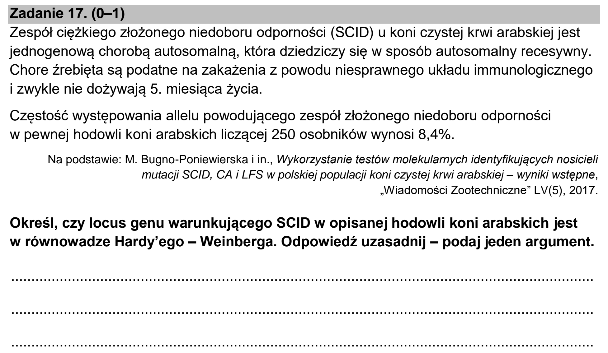 Matura, maj 2024, zadanie 17