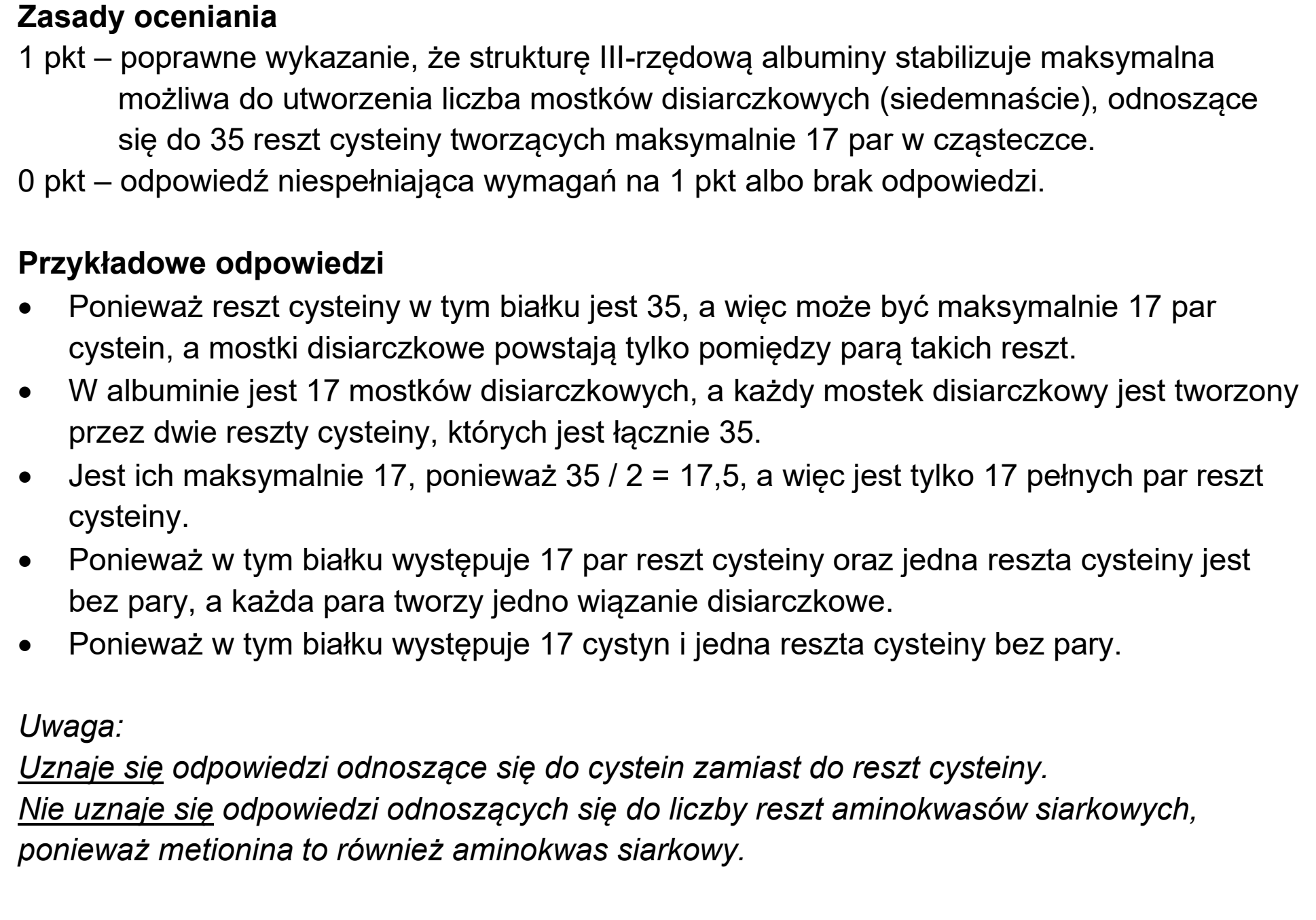 Matura, maj 2026, odpowiedź do zadania 1.1