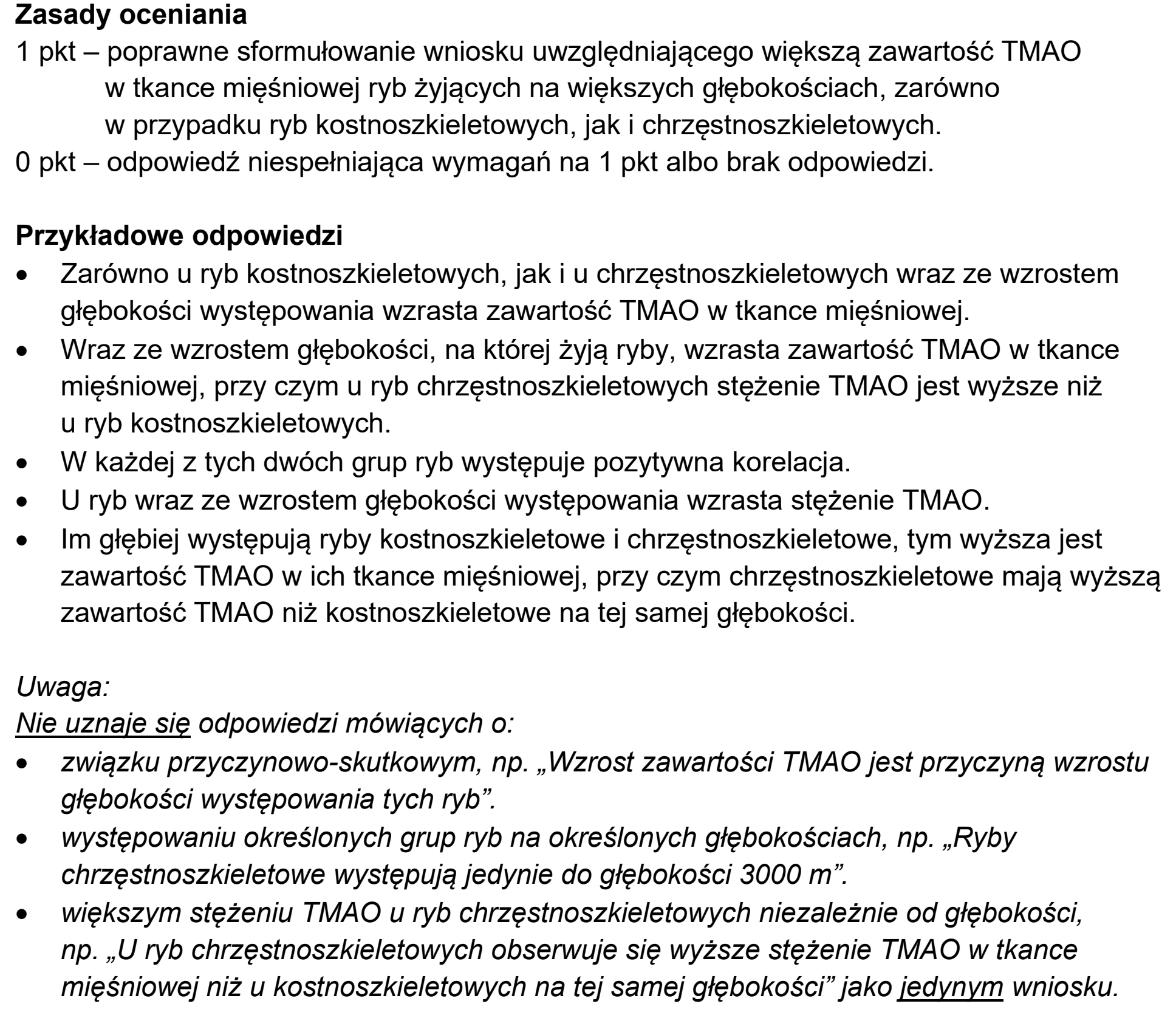 Matura, maj 2026, odpowiedź do zadania 12.3
