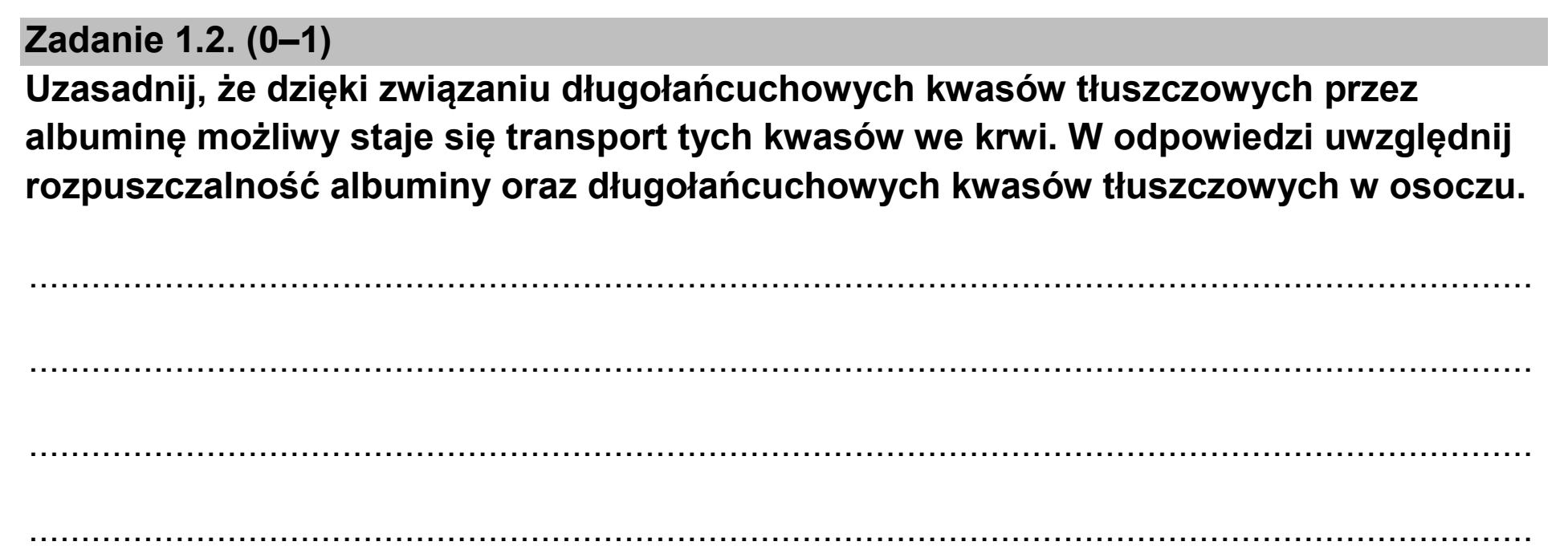 Matura, maj 2026, zadanie 1.2