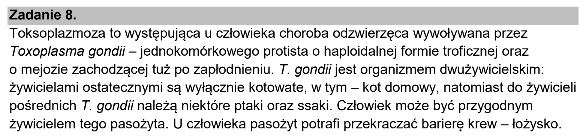 Matura, maj 2026, wstęp zadania 8