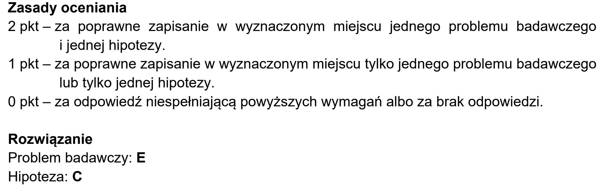Matura próbna, marzec 2021, odpowiedź do zadania 11.1