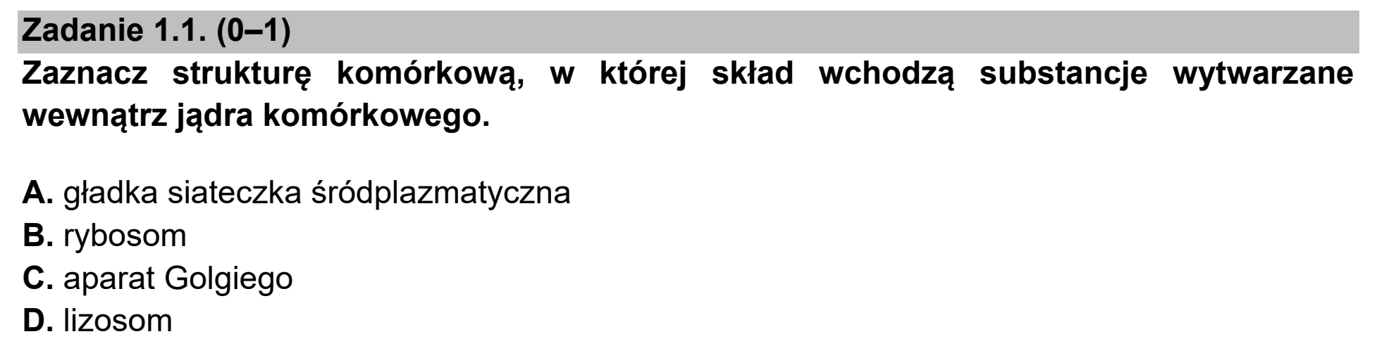 Matura próbna, marzec 2021, zadanie 1.1