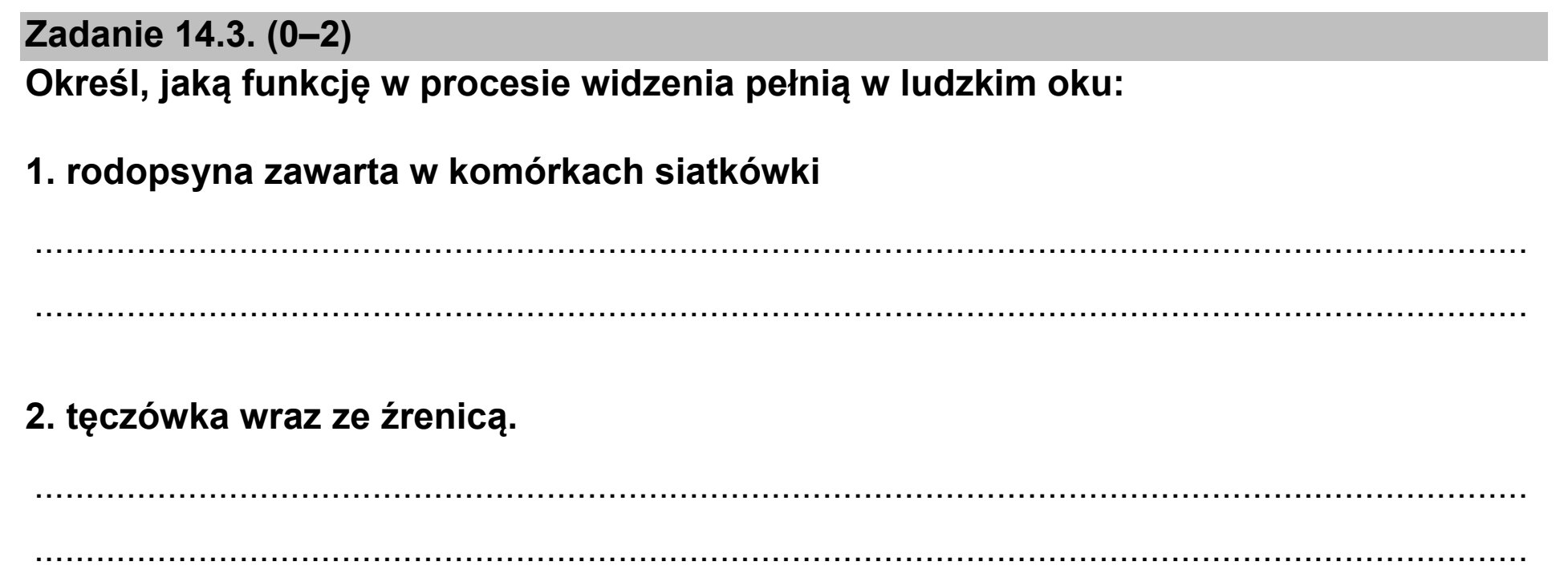 Matura próbna, marzec 2021, zadanie 14.3