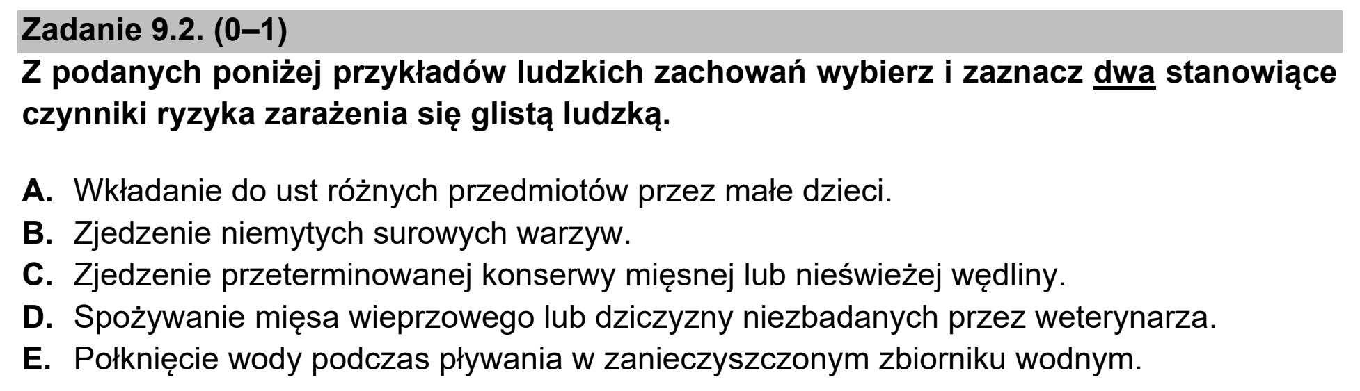 Matura próbna, marzec 2021, zadanie 9.2