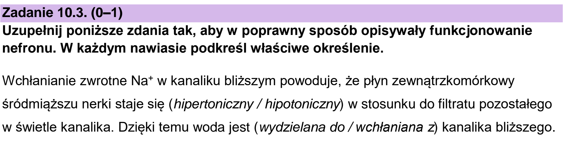 Matura dodatkowa, czerwiec 2023, zadanie 10.3