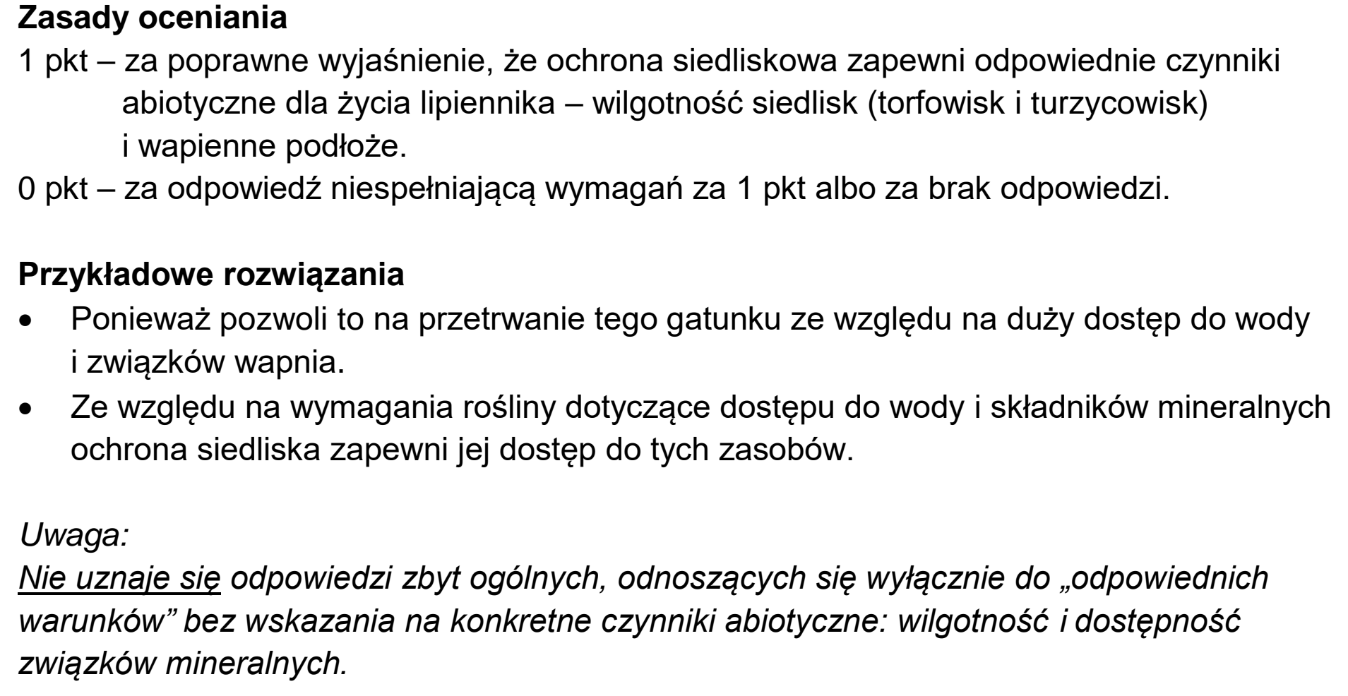 Matura dodatkowa, czerwiec 2024, odpowiedź do zadania 23
