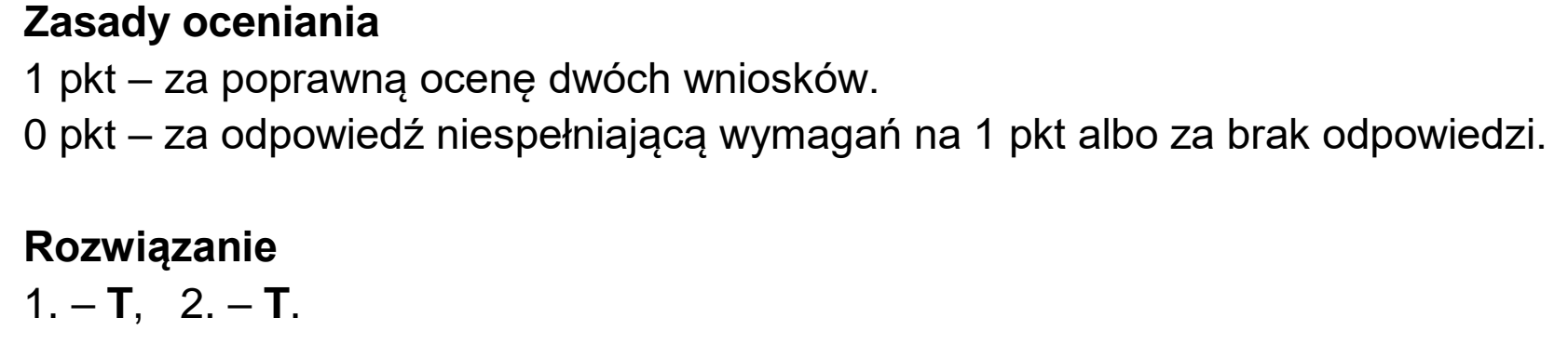 Matura dodatkowa, czerwiec 2024, odpowiedź do zadania 9