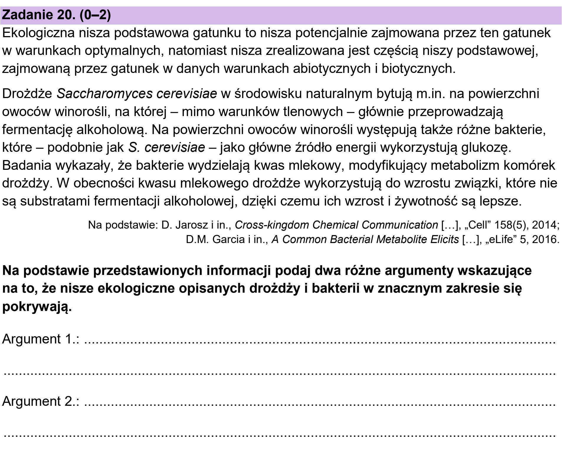 Matura dodatkowa, czerwiec 2024, zadanie 20