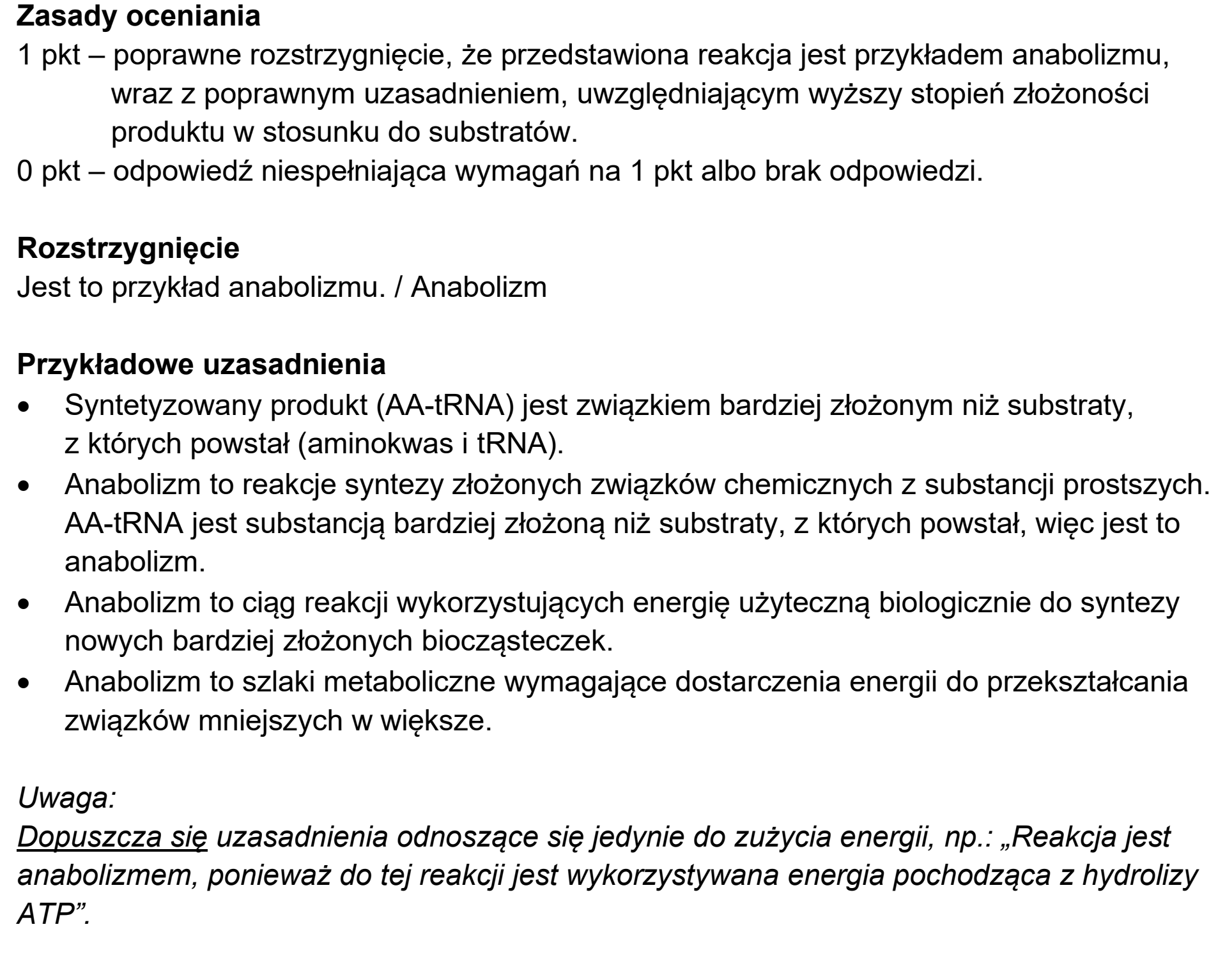 Matura dodatkowa, czerwiec 2026, odpowiedź do zadania 13.3