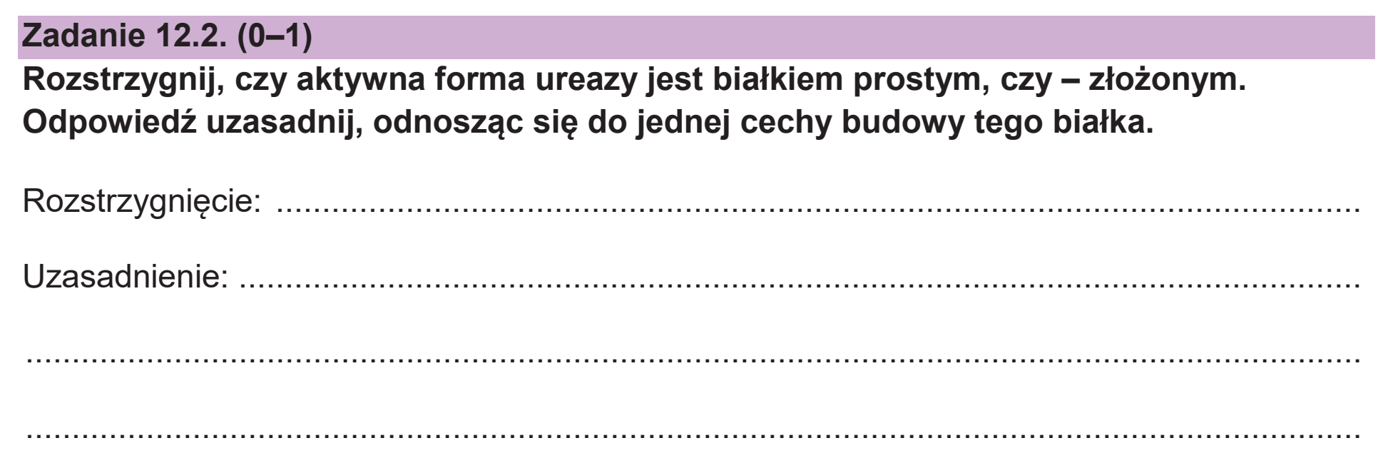 Matura dodatkowa, czerwiec 2026, zadanie 12.2
