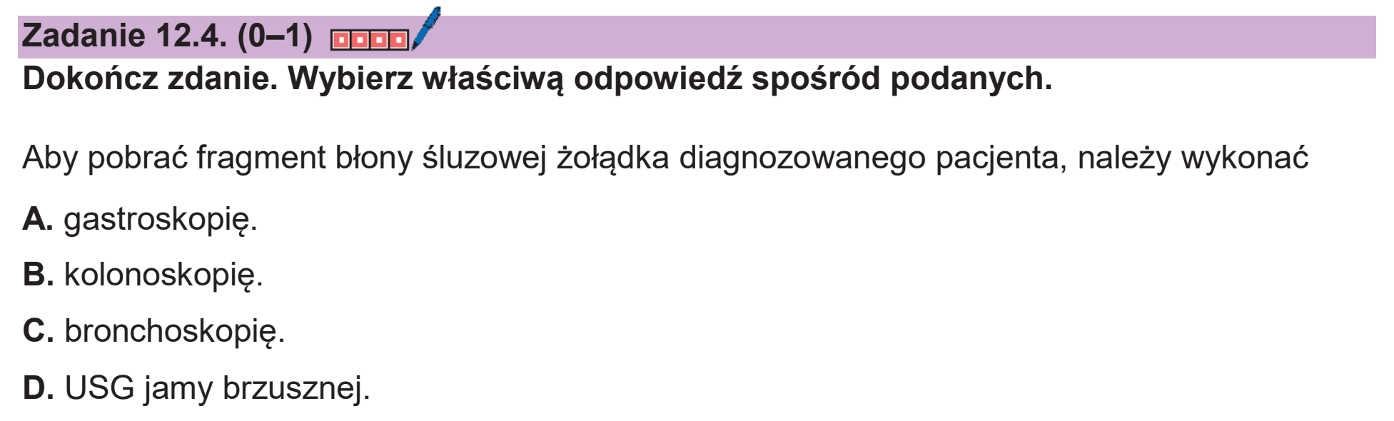 Matura dodatkowa, czerwiec 2026, zadanie 12.4