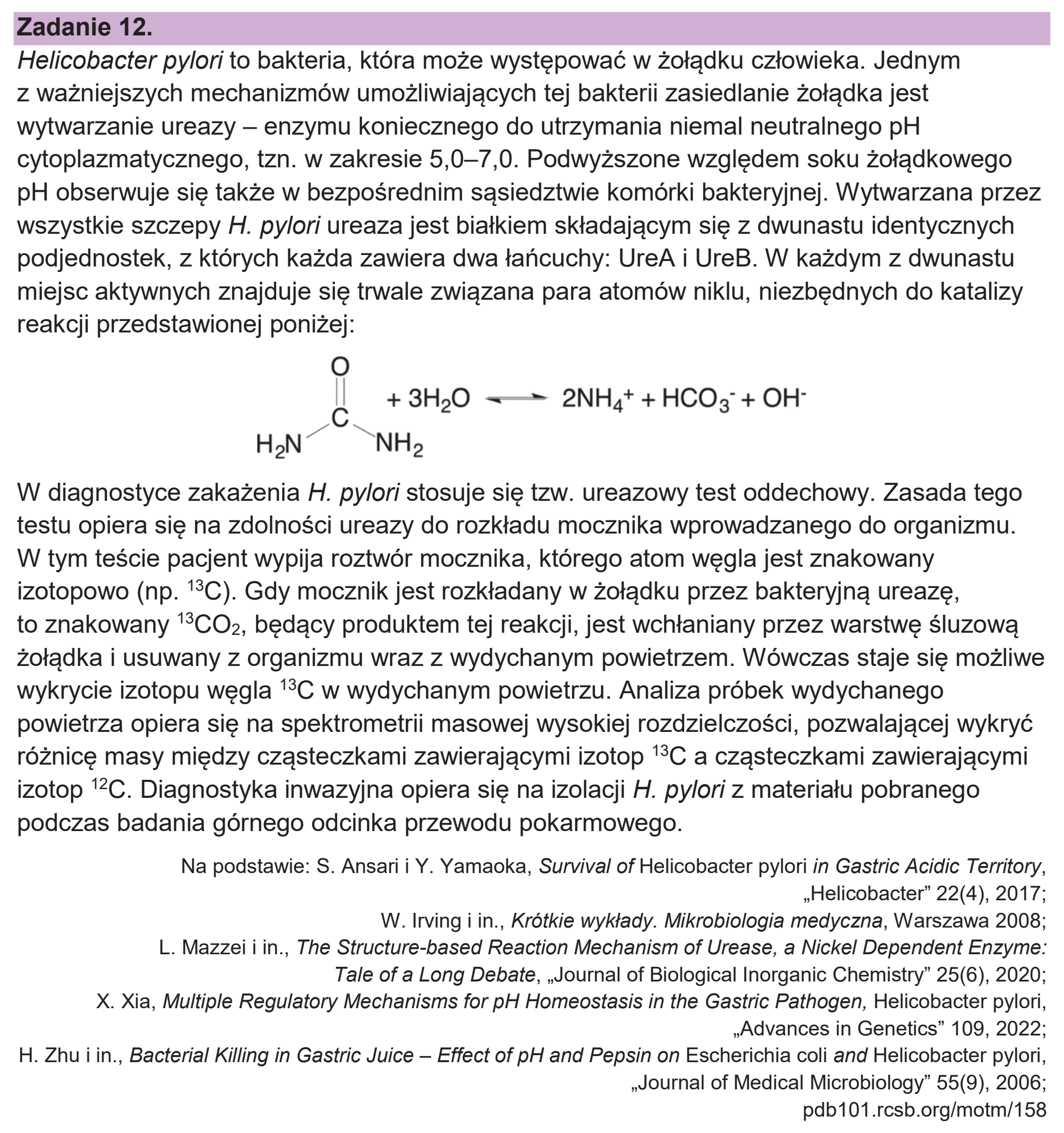 Matura dodatkowa, czerwiec 2026, wstęp zadania 12