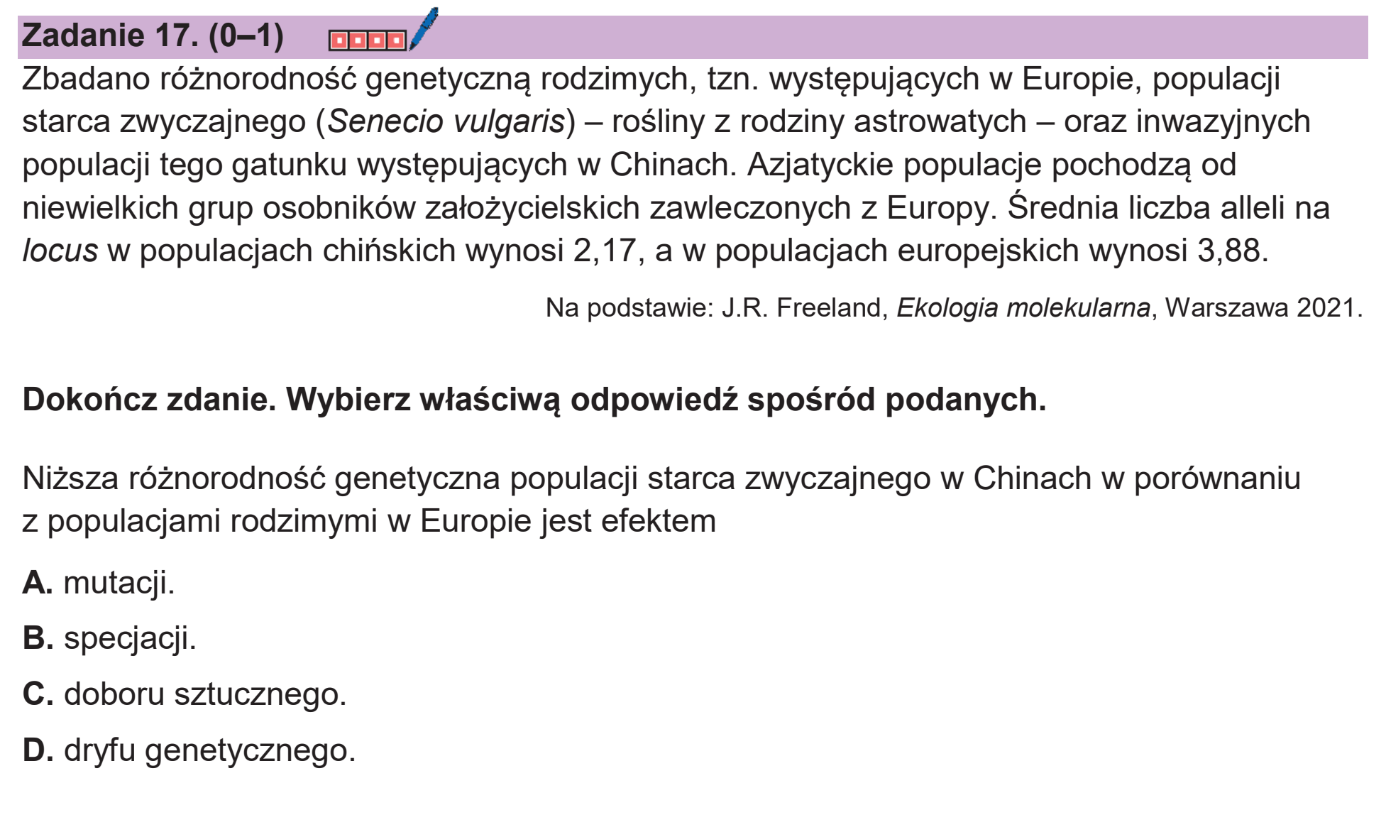 Matura dodatkowa, czerwiec 2026, podgląd zadania 17