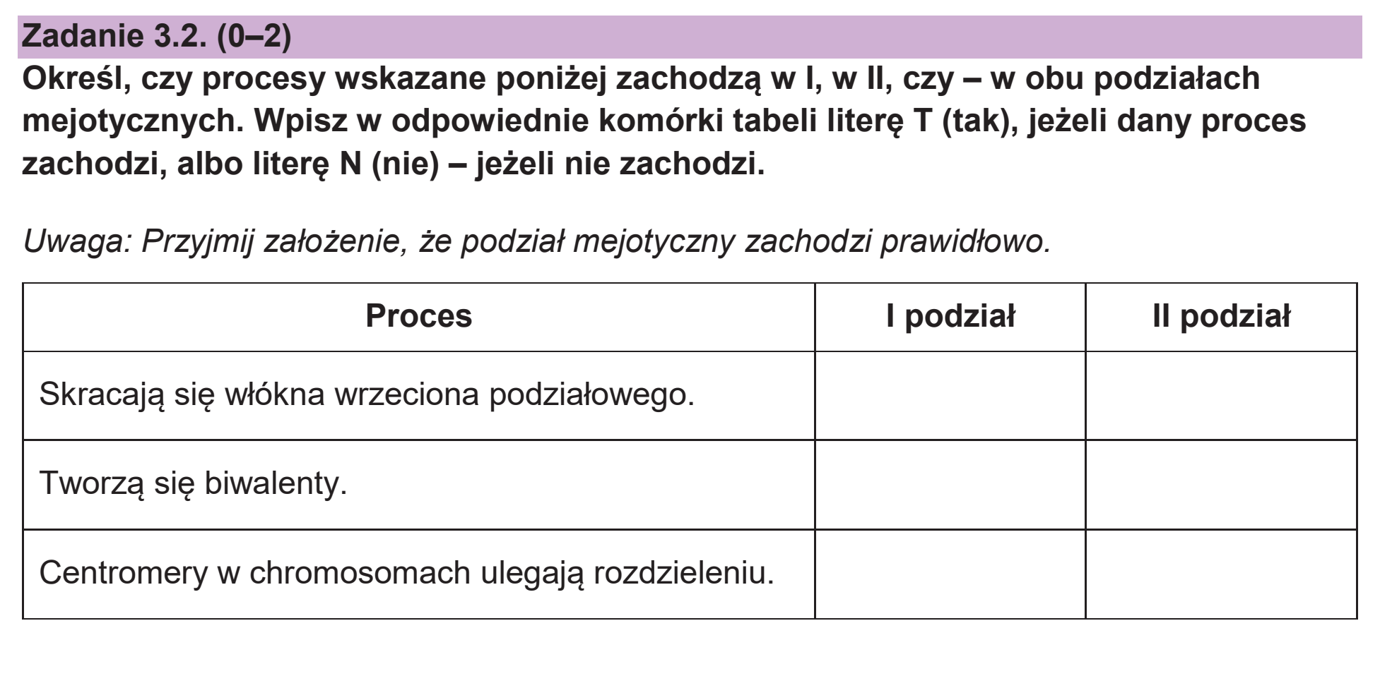 Matura dodatkowa, czerwiec 2026, zadanie 3.2
