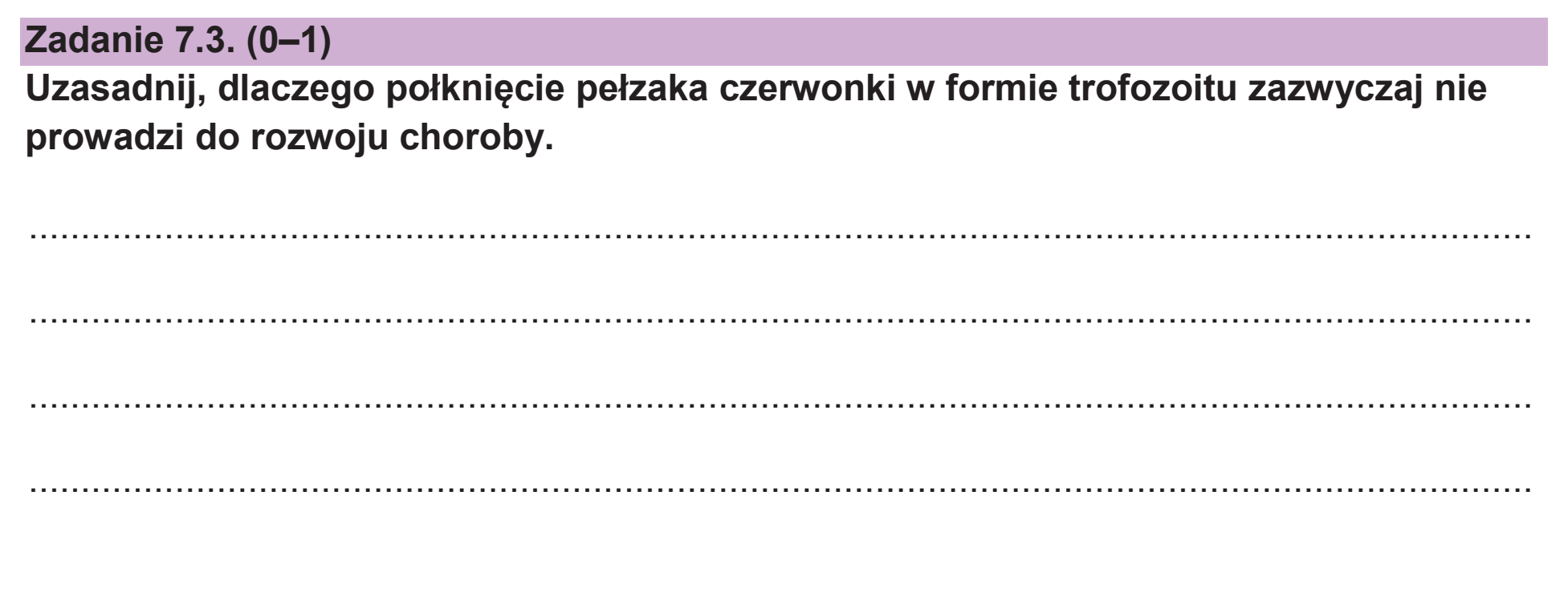 Matura dodatkowa, czerwiec 2026, zadanie 7.3