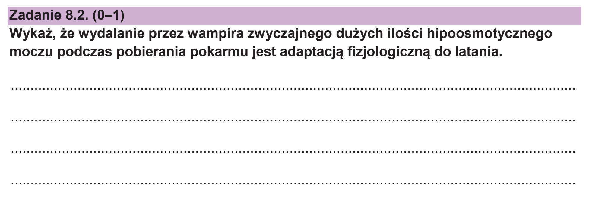 Matura dodatkowa, czerwiec 2026, zadanie 8.2