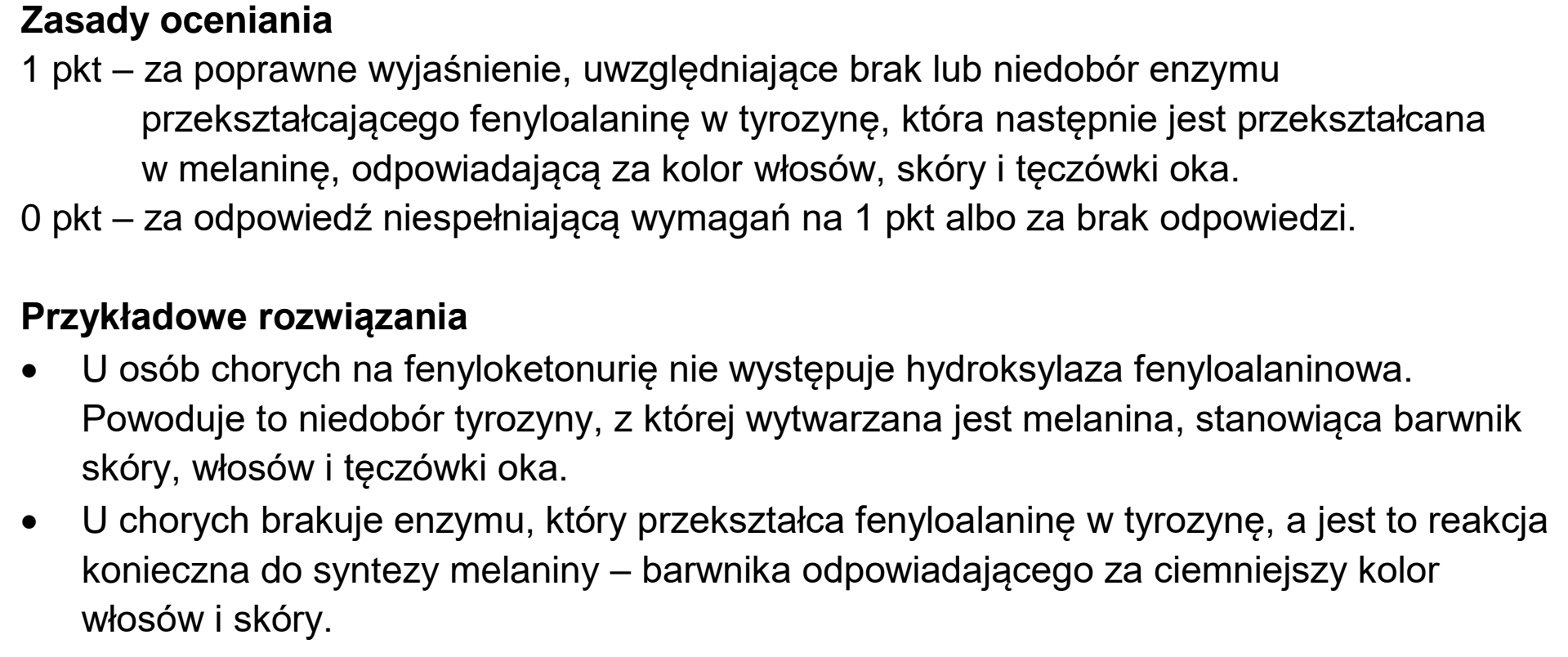 Matura próbna, grudzien 2022, odpowiedź do zadania 12.1