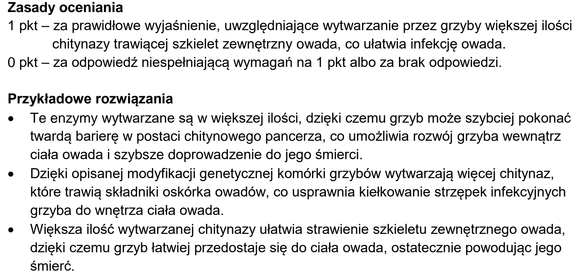 Matura próbna, grudzien 2022, odpowiedź do zadania 19.1