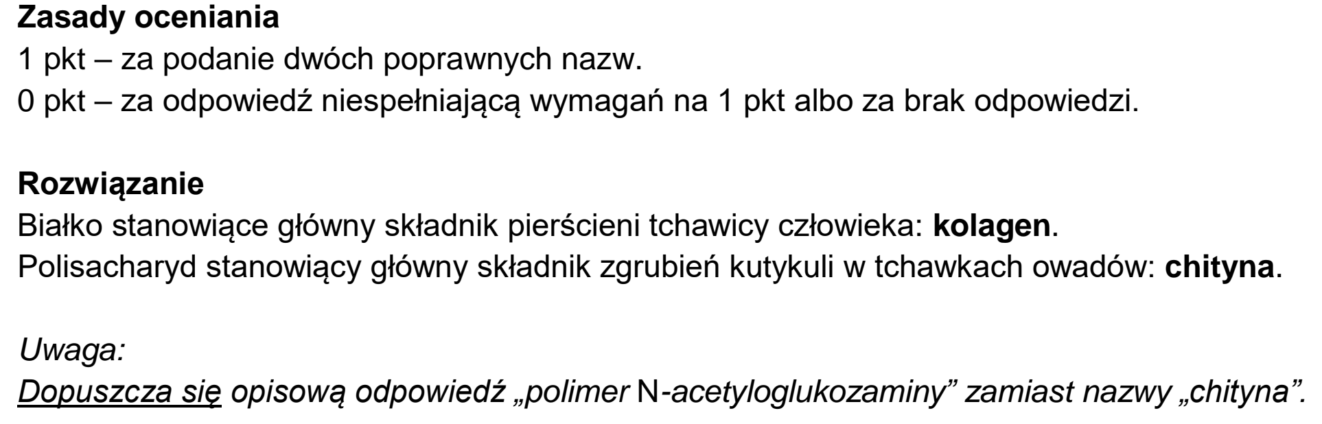 Matura, maj 2023, odpowiedź do zadania 10.1
