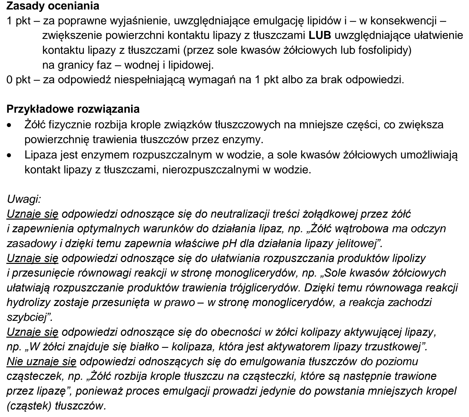 Matura, maj 2023, odpowiedź do zadania 9.2