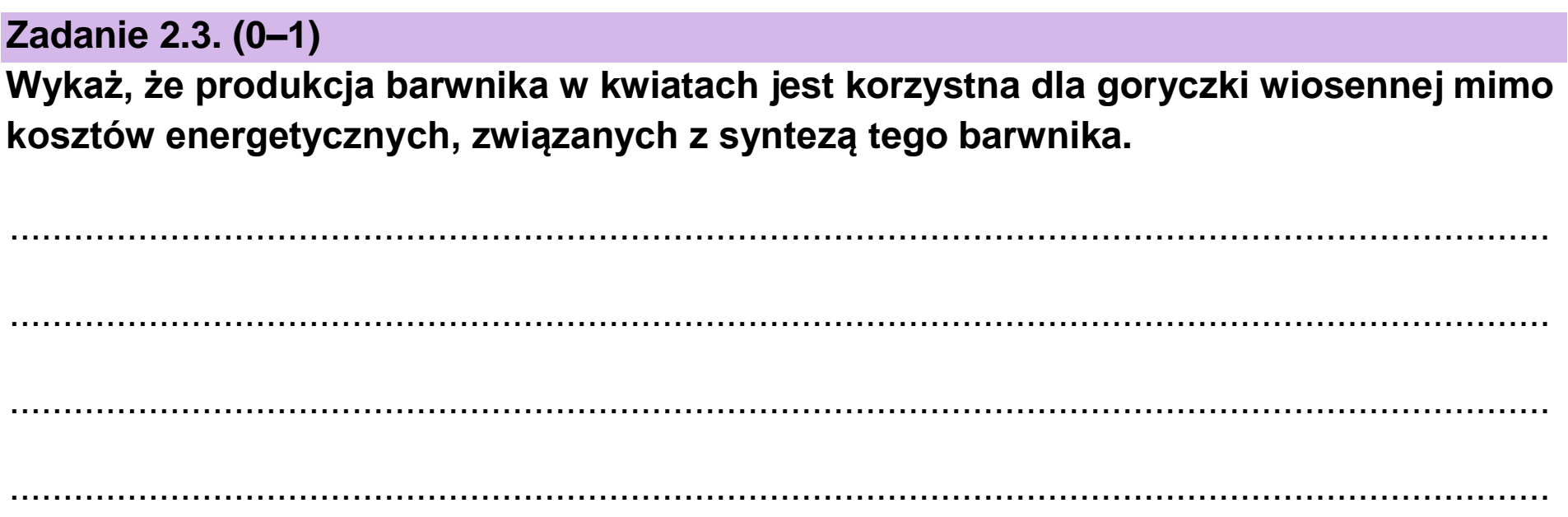 Matura, maj 2023, zadanie 2.3