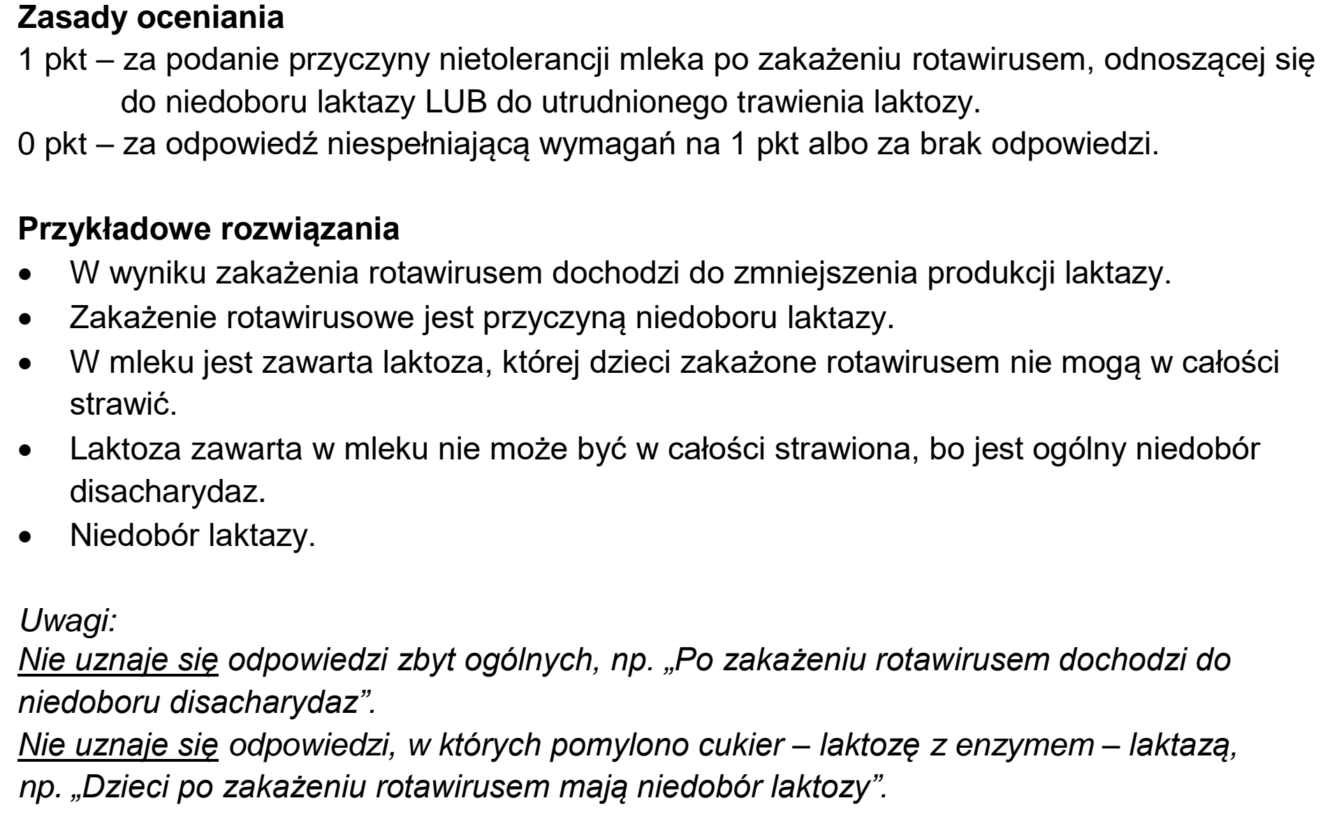 Matura, maj 2024, odpowiedź do zadania 12.4, fragment 1