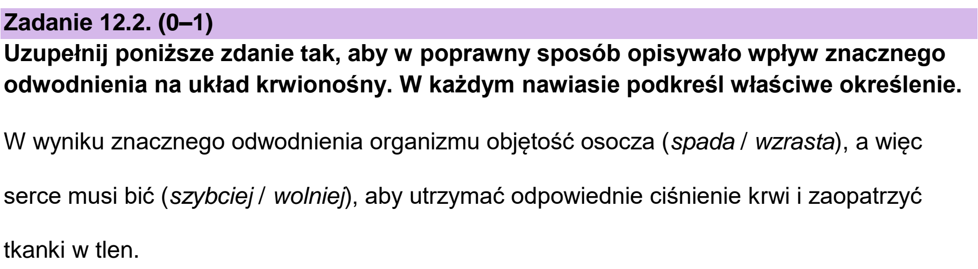 Matura, maj 2024, zadanie 12.2