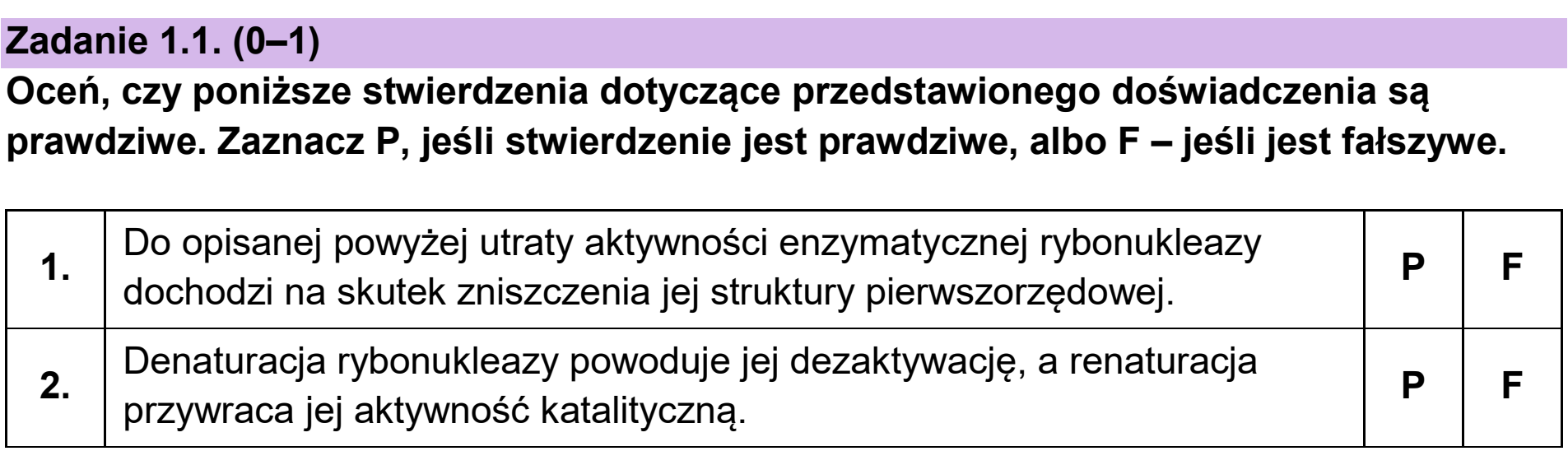 Matura, maj 2025, zadanie 1.1
