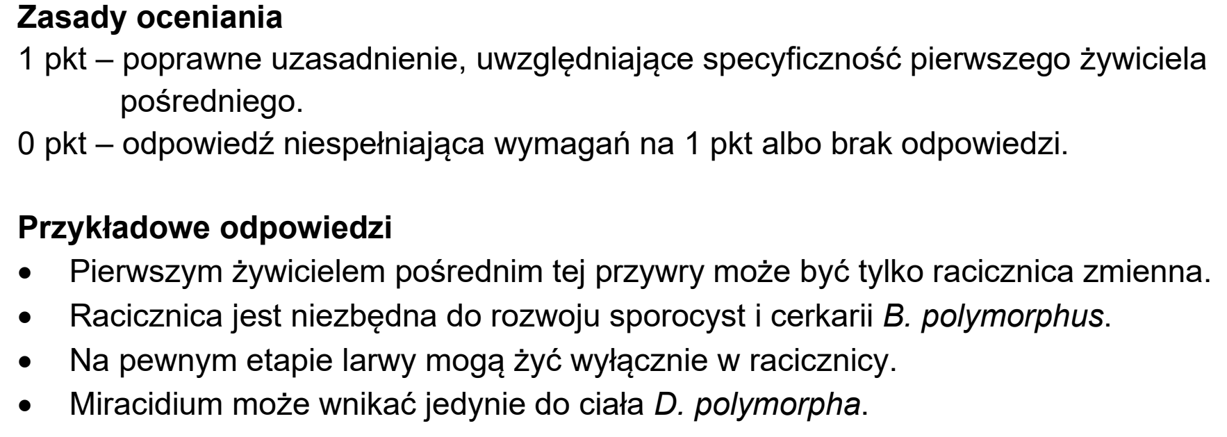 Matura, maj 2026, odpowiedź do zadania 22.2