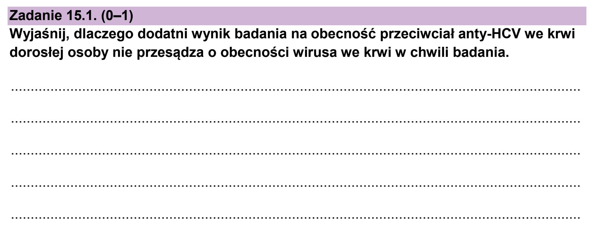 Matura, maj 2026, zadanie 15.1