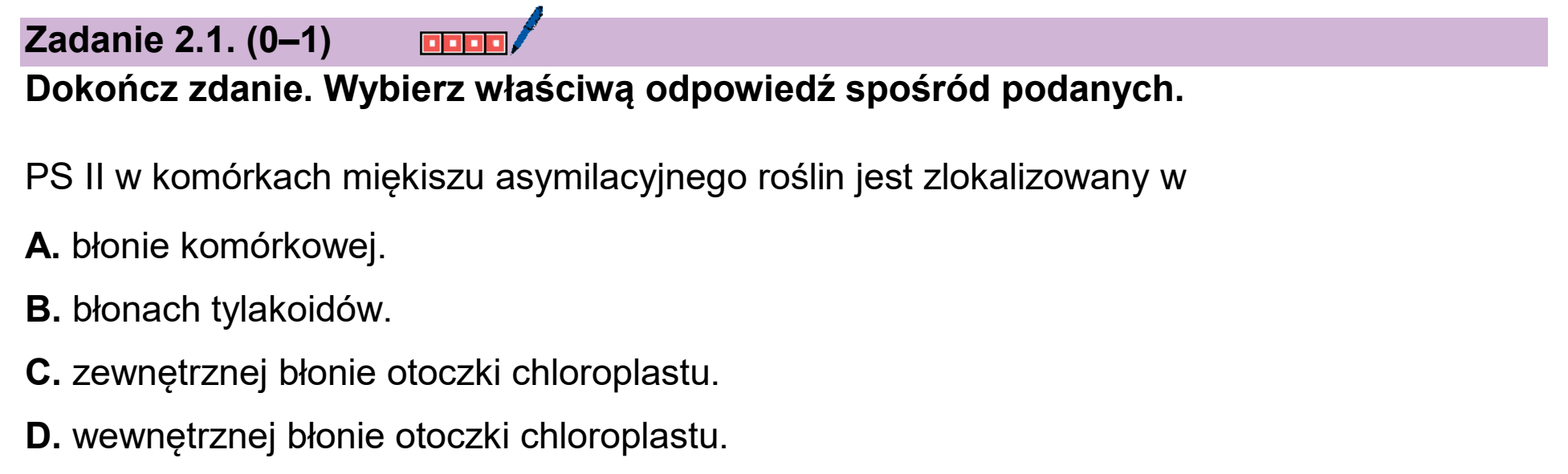 Matura, maj 2026, zadanie 2.1