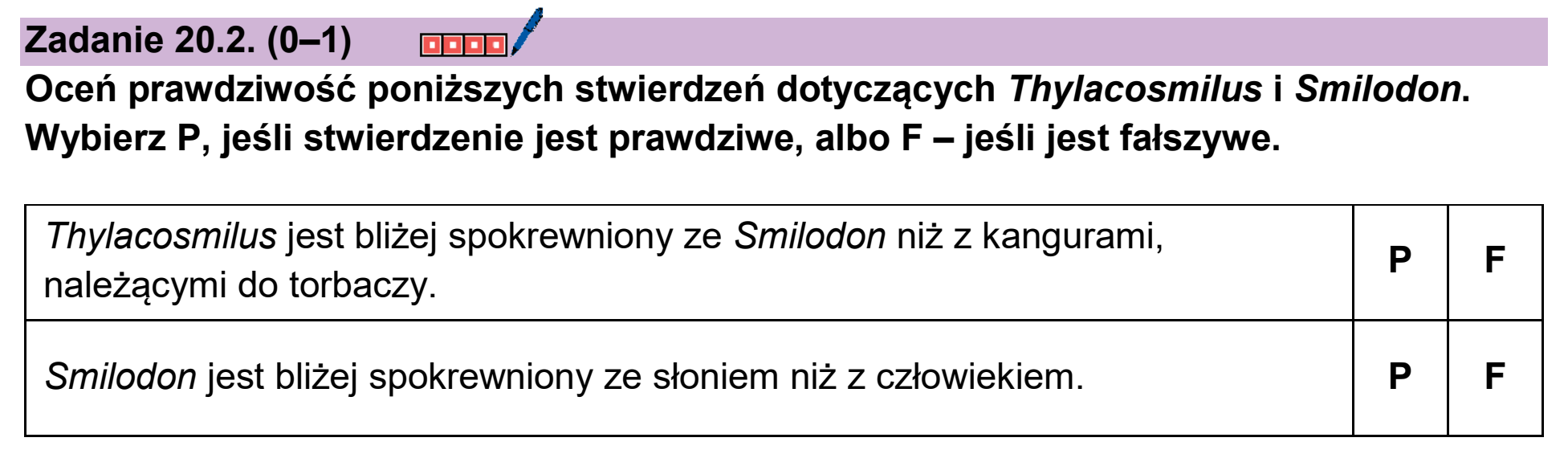 Matura, maj 2026, zadanie 20.2