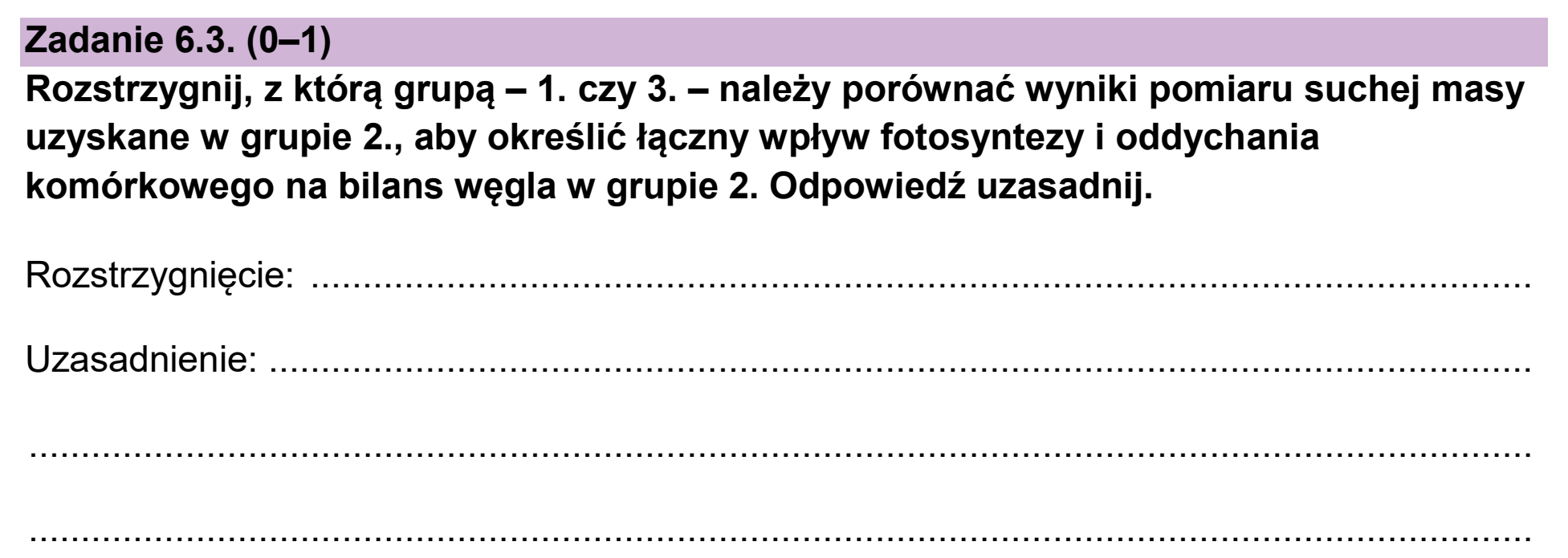 Matura, maj 2026, zadanie 6.3