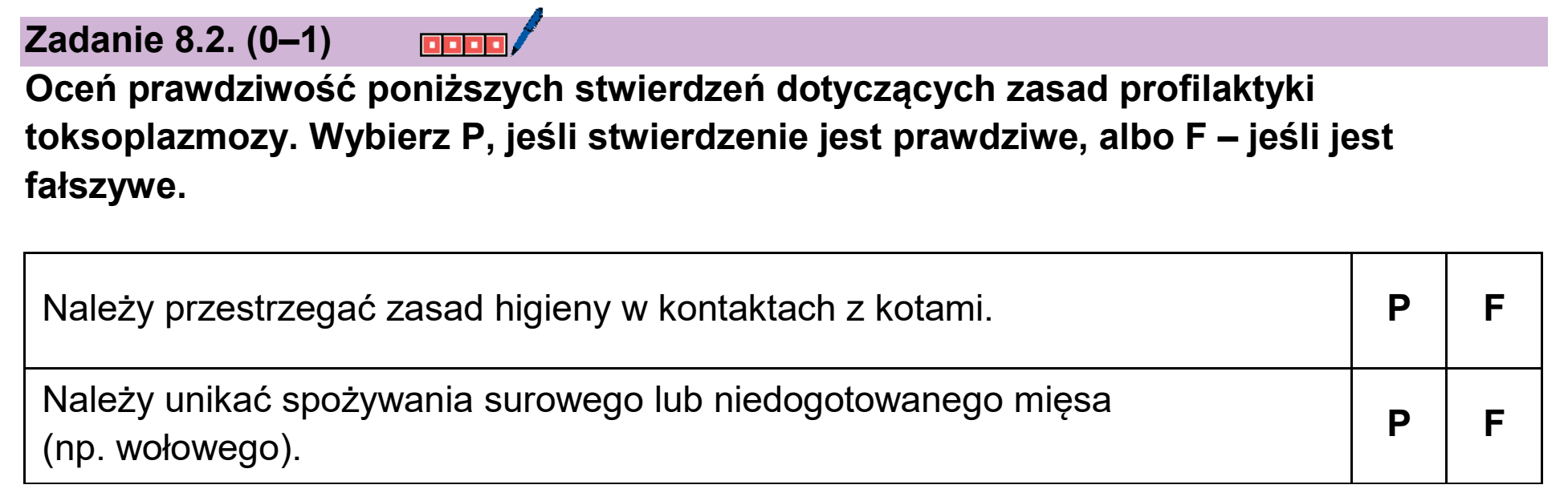 Matura, maj 2026, zadanie 8.2