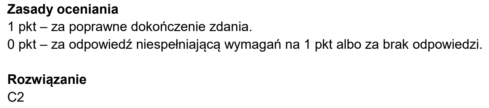 Matura próbna, styczen 2026, odpowiedź do zadania 1.1