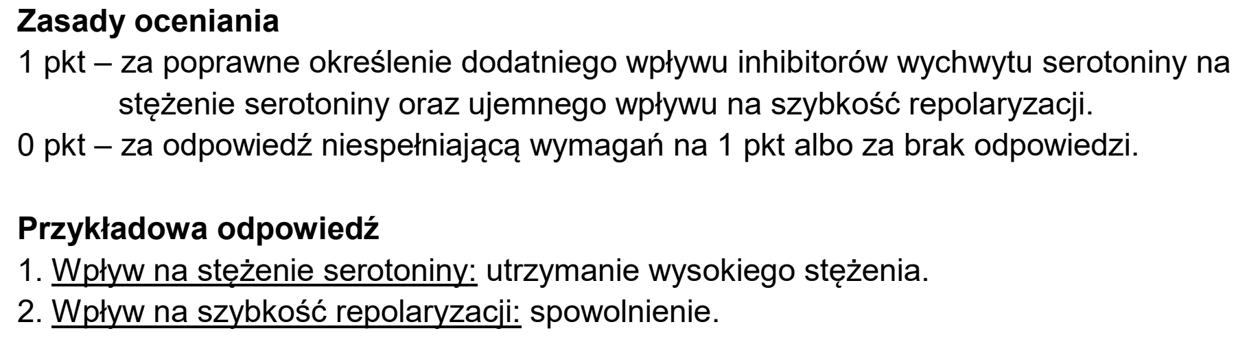 Matura próbna, styczen 2026, odpowiedź do zadania 11