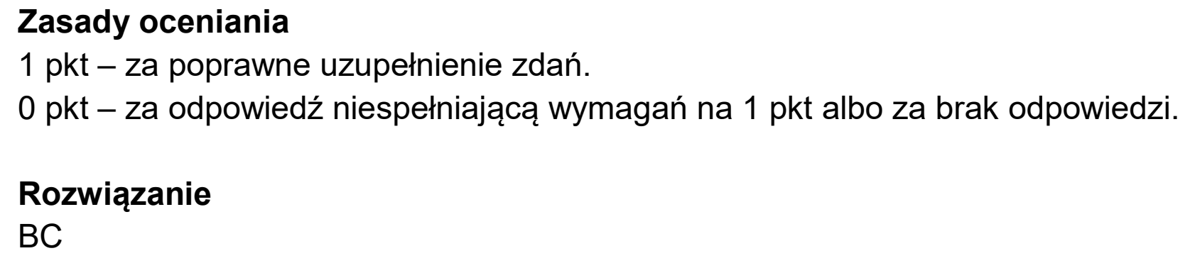 Matura próbna, styczen 2026, odpowiedź do zadania 14.1