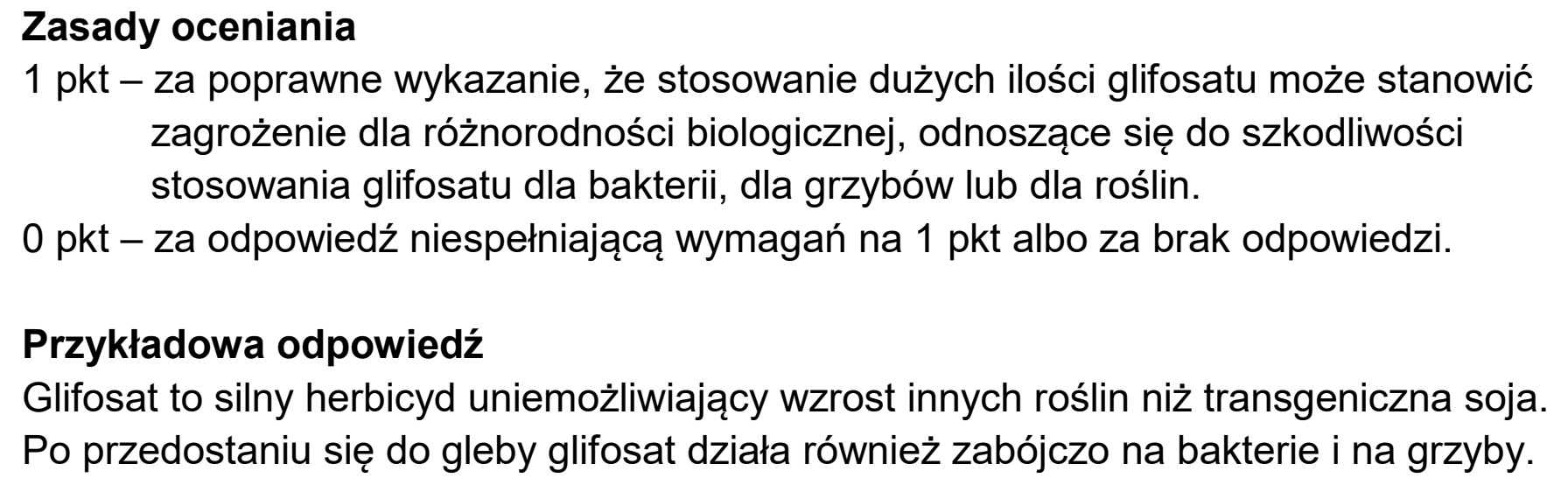 Matura próbna, styczen 2026, odpowiedź do zadania 19.1