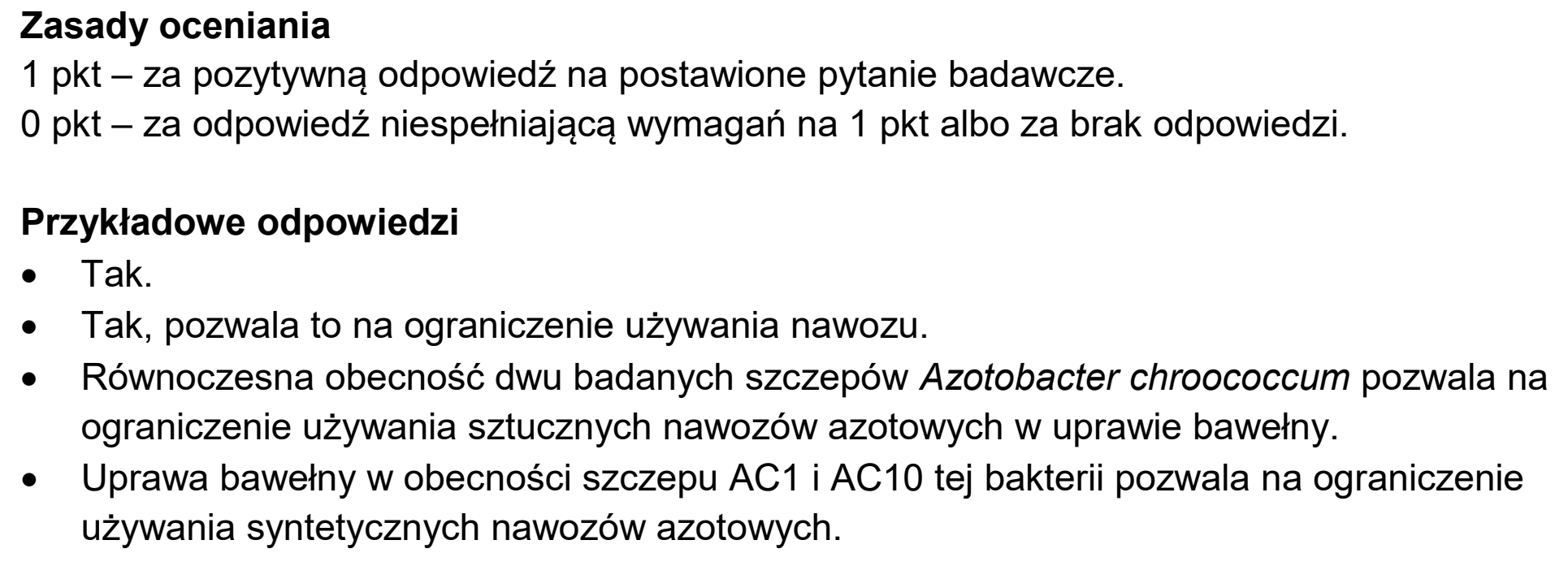 Matura próbna, styczen 2026, odpowiedź do zadania 6.1