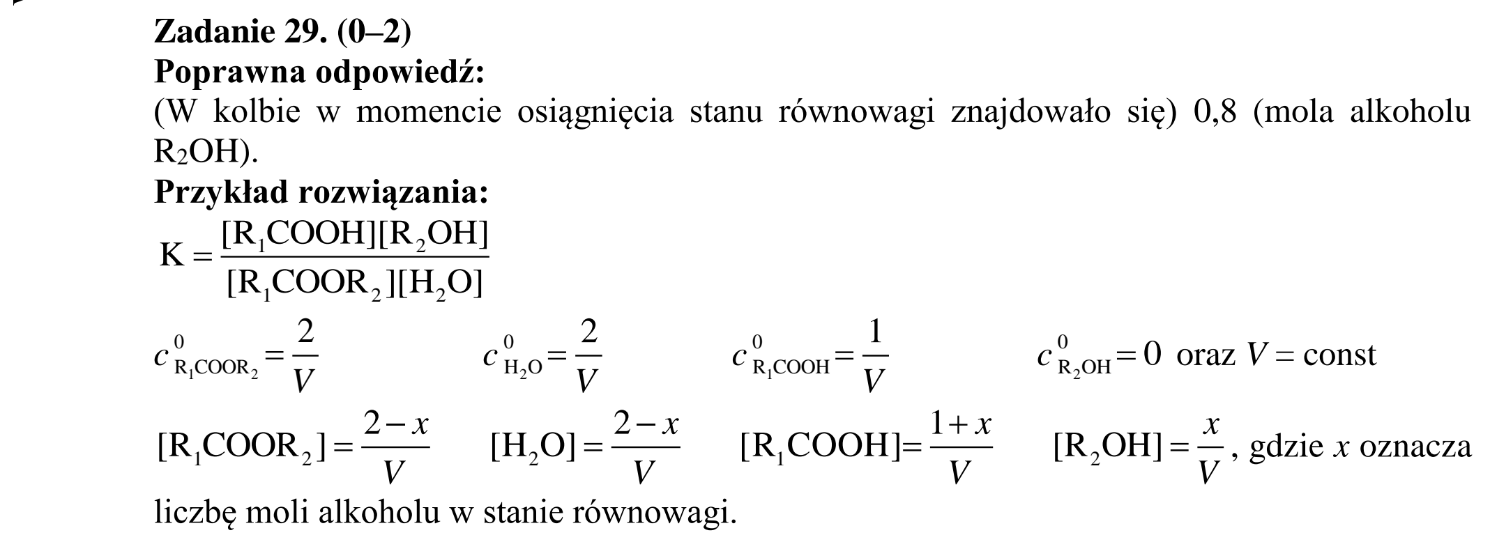 Matura dodatkowa, czerwiec 2015, odpowiedź do zadania 29, fragment 1