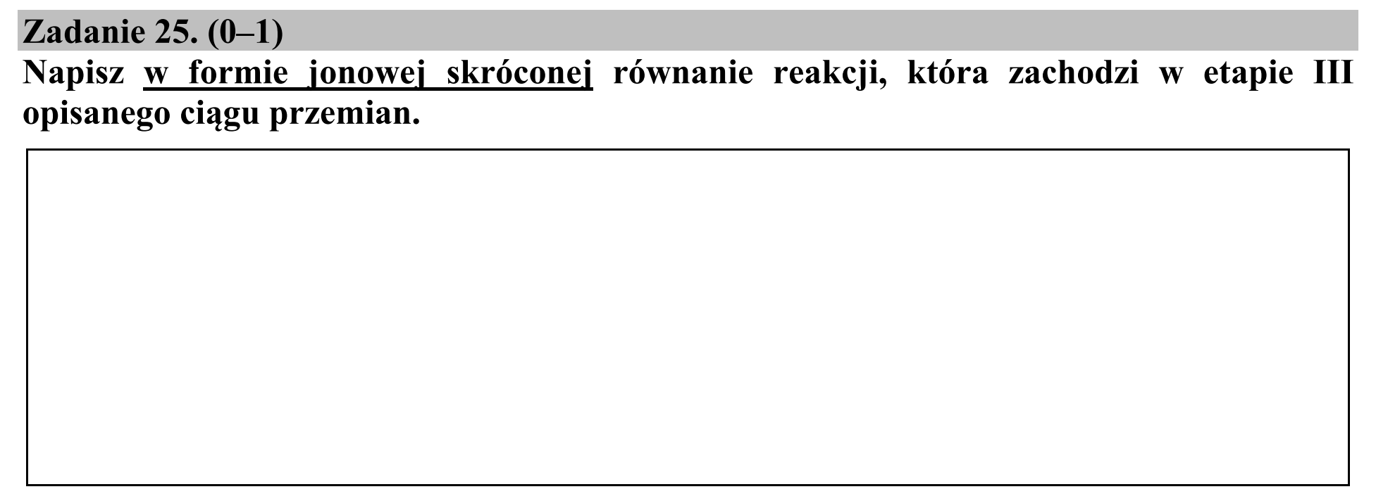 Matura dodatkowa, czerwiec 2015, zadanie 25