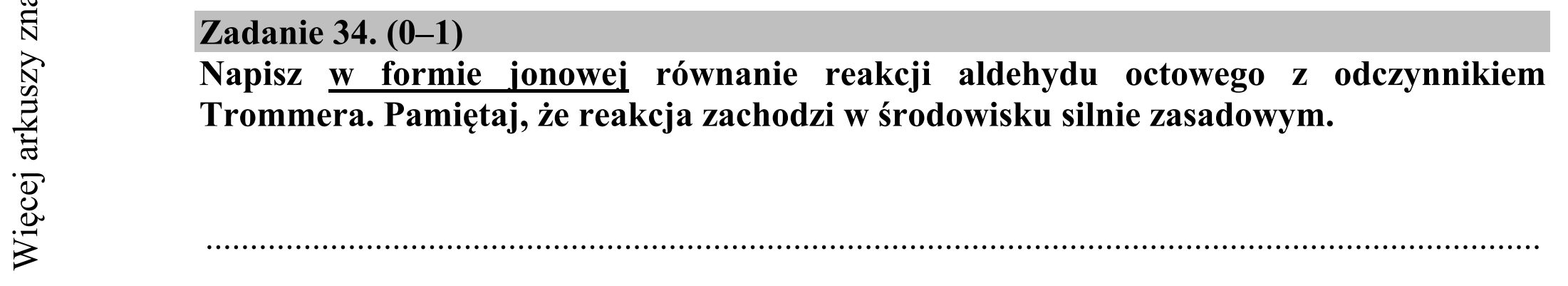Matura dodatkowa, czerwiec 2015, zadanie 34